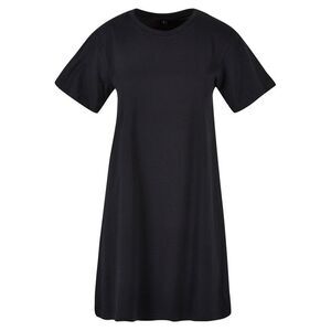 Build Your Brand Womens/Ladies T-Shirt Dress / Black